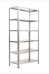 Güney Raf Galvanizraf 6 Katlı Galvaniz Çelik Raf Arşiv Rafı Depo Rafı Kiler Rafı 31x60x200